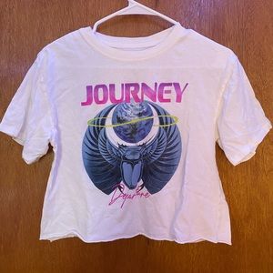 Journey off White Crop Top